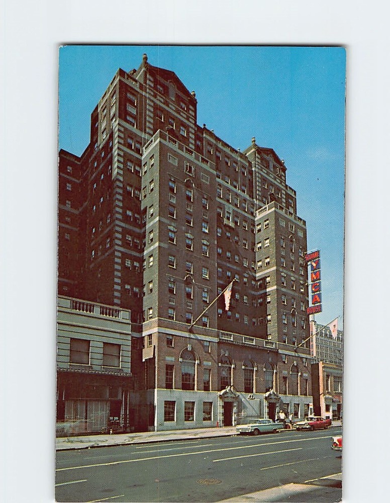 Postcard William Sloane House YMCA New York City New York USA