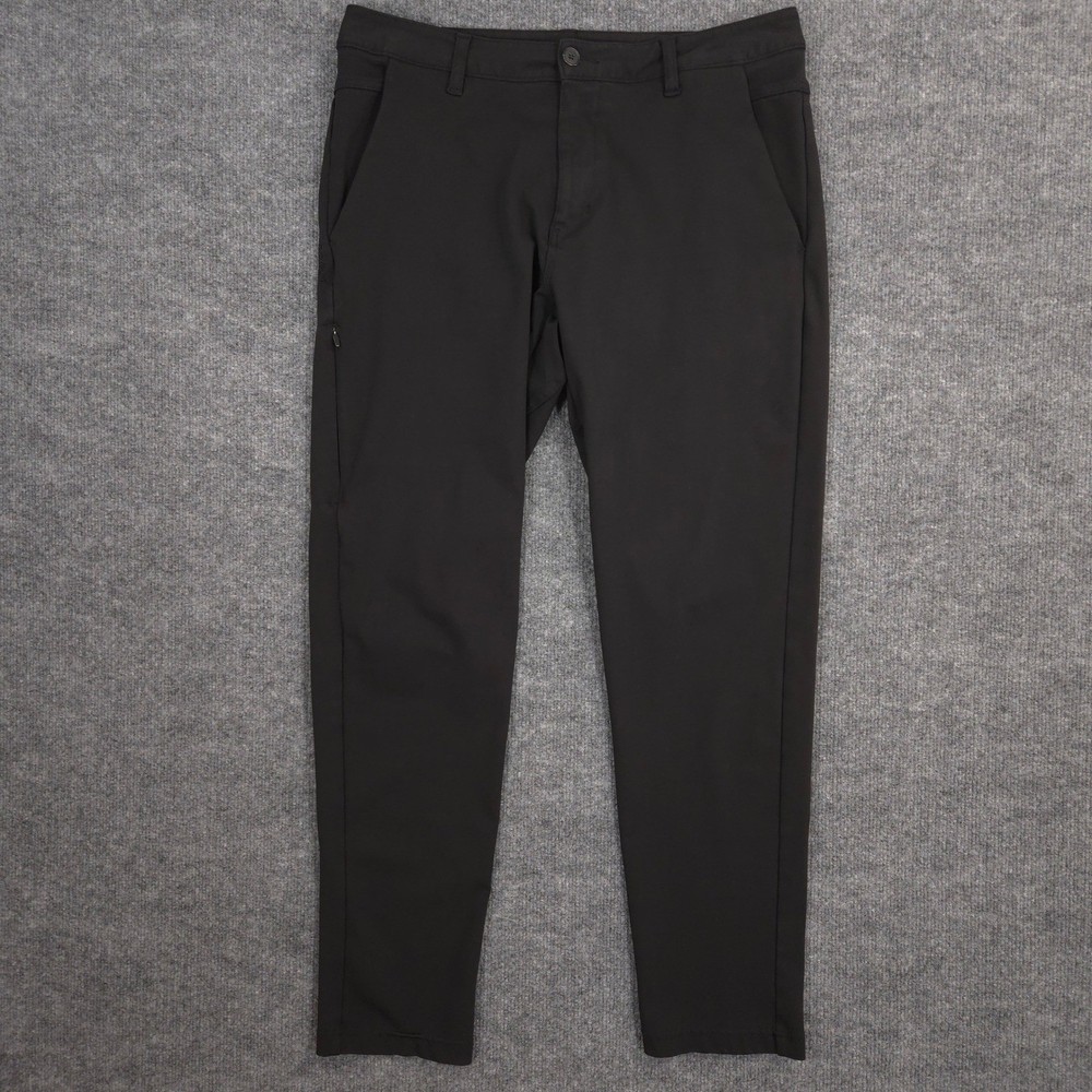 BYLT Everyday Pants 2.0 Mens L (33X29) Black Chino Performance Business Casual