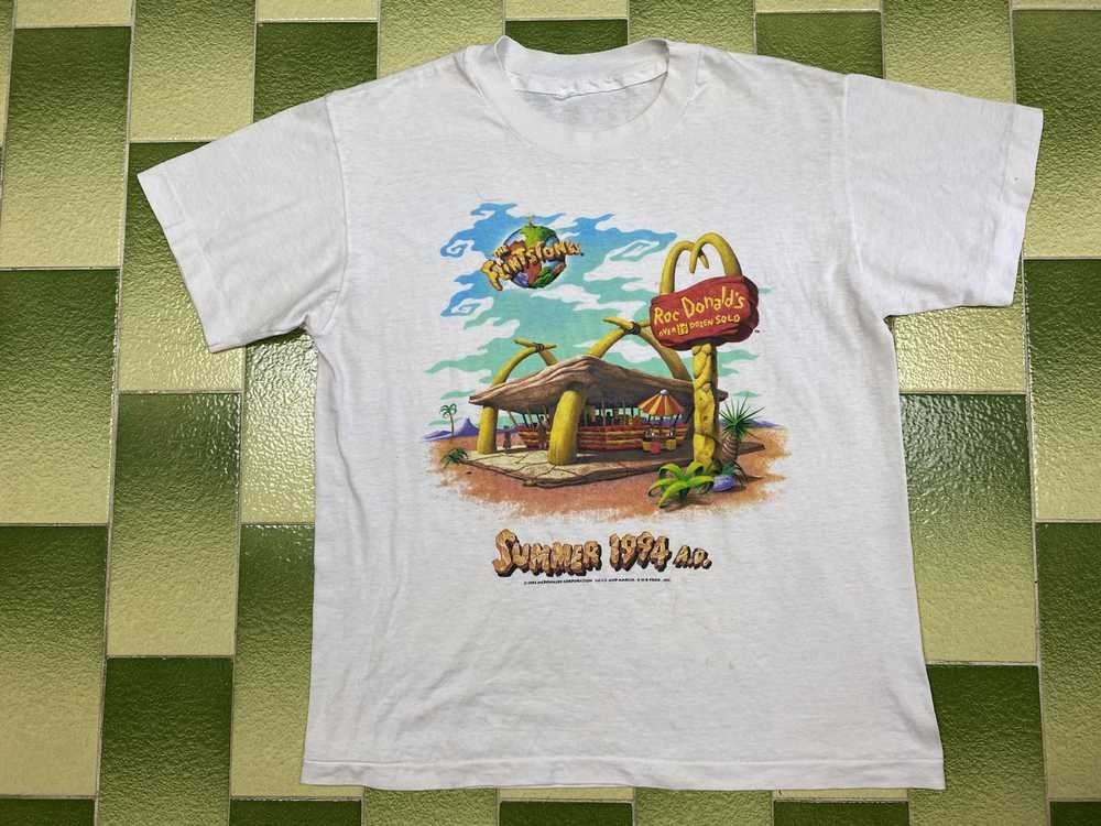 Vtg The Flintstones CARTOON Roc T-shirt Size S to 5XL BA210 FREE SHIPPING