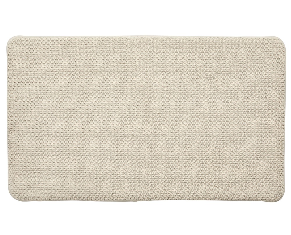 Alfombra de baño Better Homes & Gardens de espuma viscoelástica de algodón suave, almendra, 20