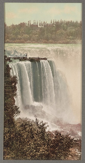 Photo:Niagara Falls NY Horseshoe Falls Goat Island 1900s View