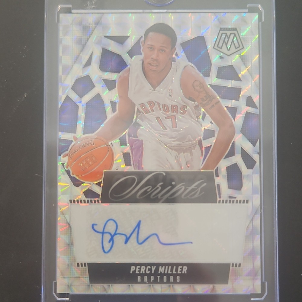 Panini 2024-25 Mosaic Scripts Percy Miller Toronto Raptors Autograph #MS-PMT