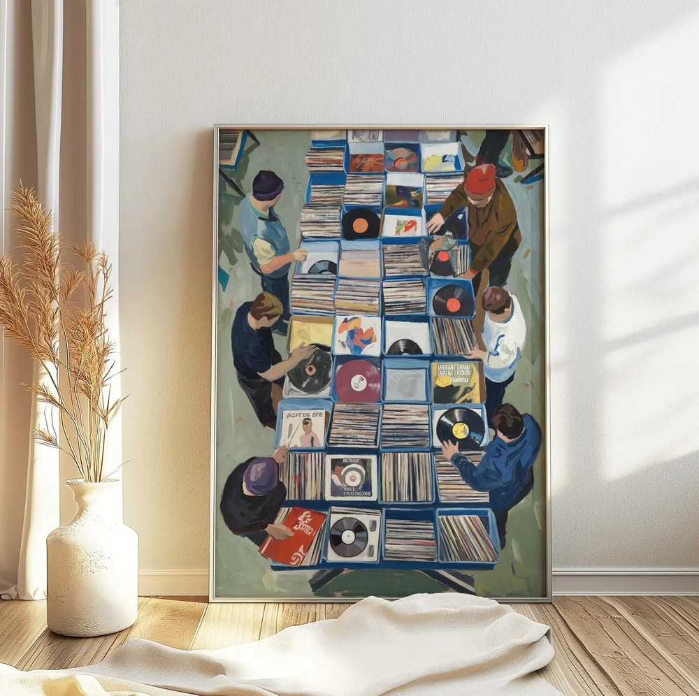 Vintage Record Store Poster Music Wall Art RεtrØ Album Cover Print