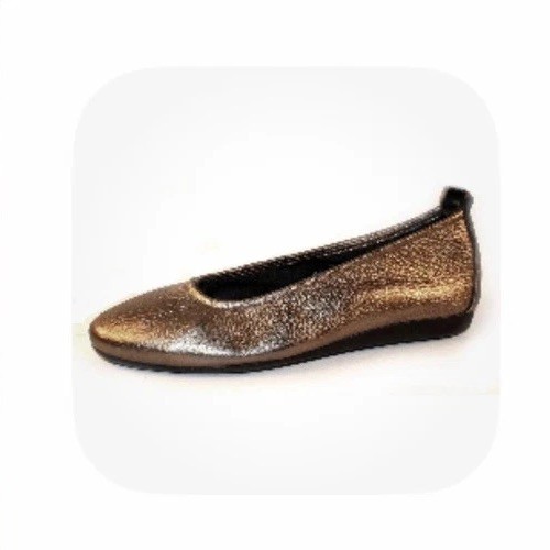 Women's ARCHE Laius Bronze Ballet Flat Shoes size US 10/ EU 41