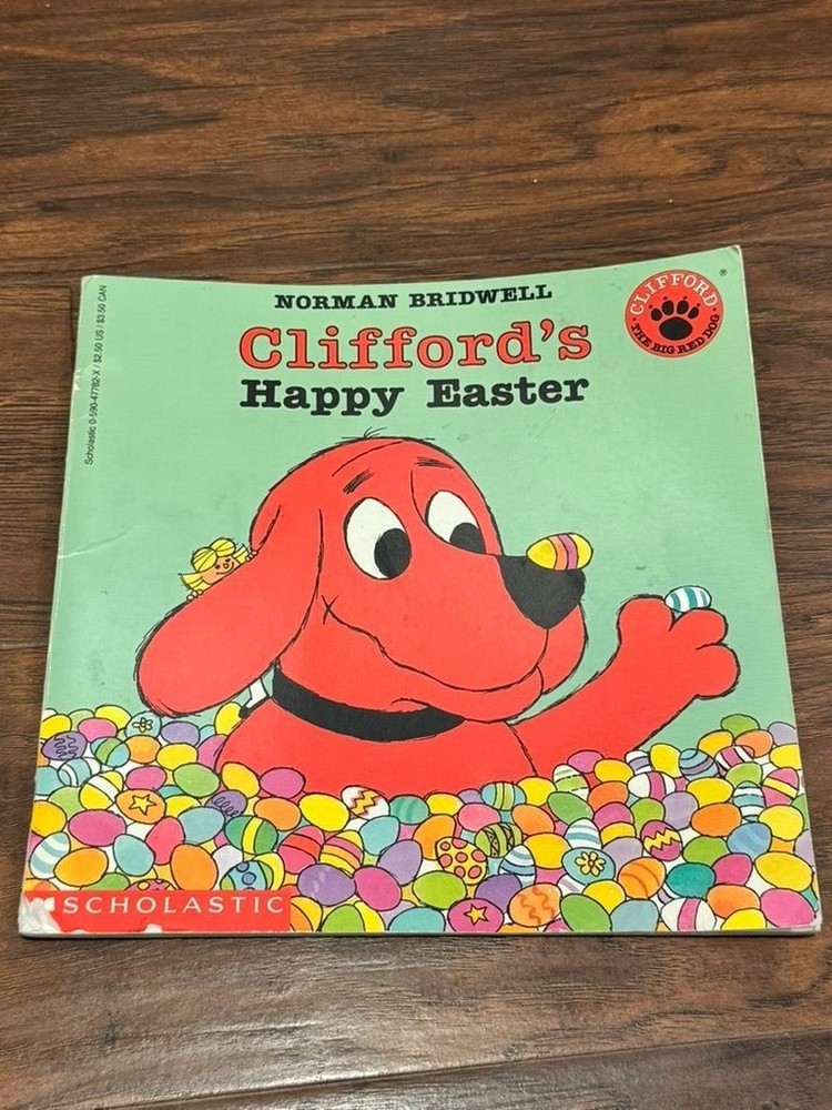 Cliffords Happy Easter By Norman Bridwell Scholastic Paperback Childrens Book