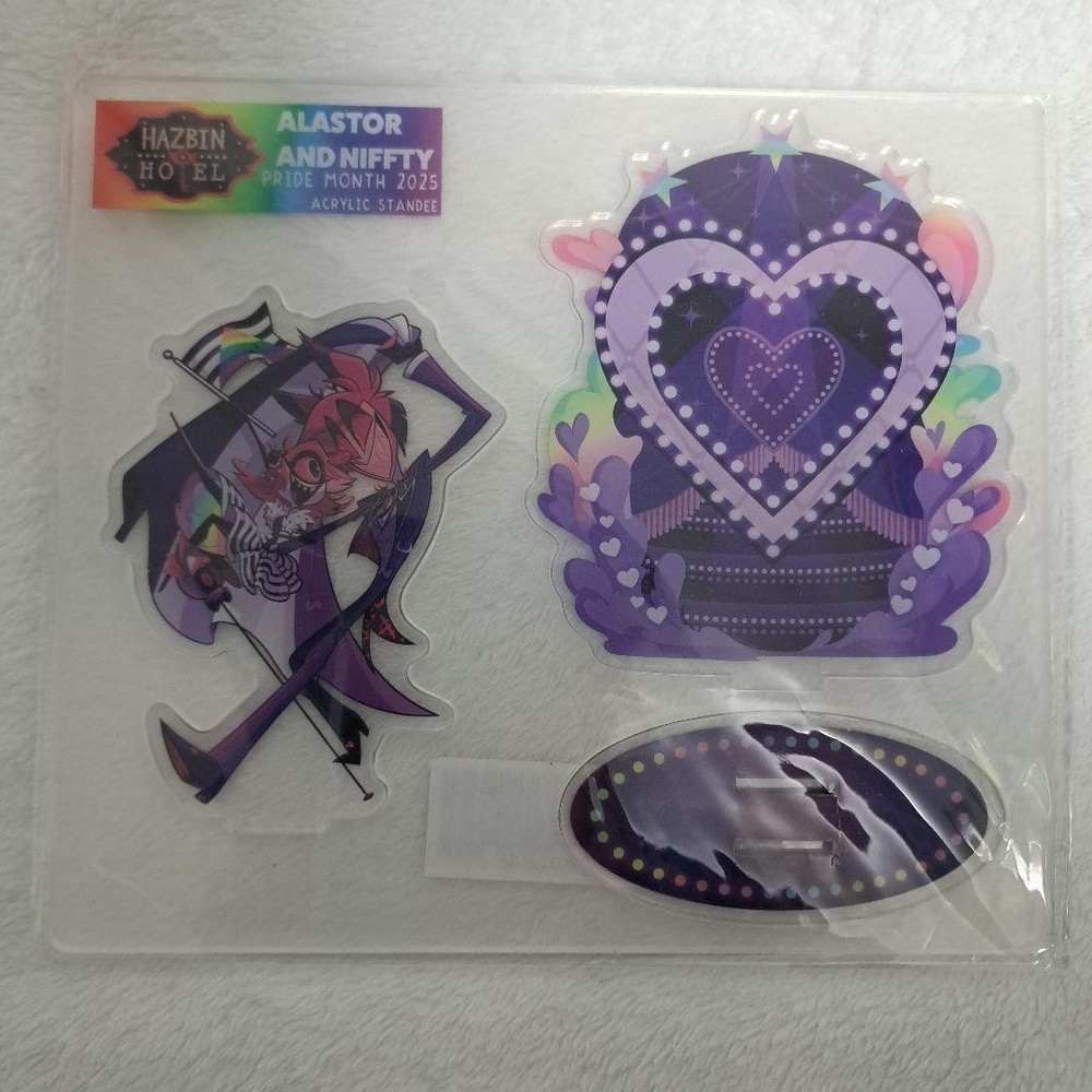 Hazbin Hotel Alastor Acrylic Stand Pride Month PRIDE Display Item Collection