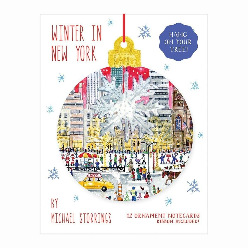 Michael Storrings Ornaments Shaped Notecards