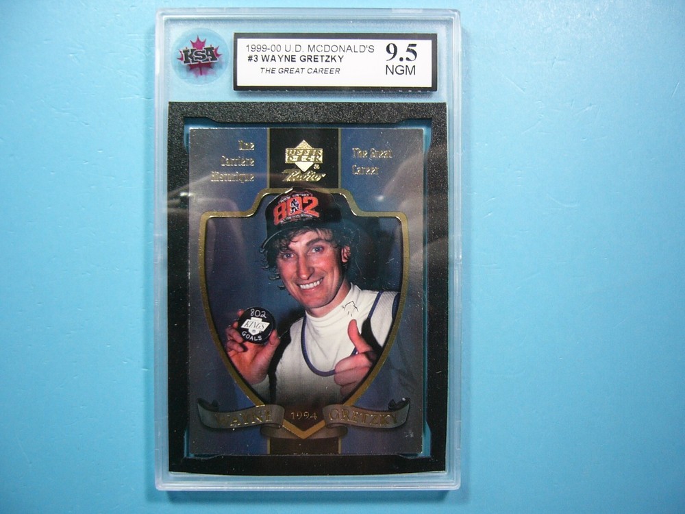 1999-00 Upper Deck McDonald's Wayne Gretzky GR81-3 Hockey Card KSA 9.5 NGM UD