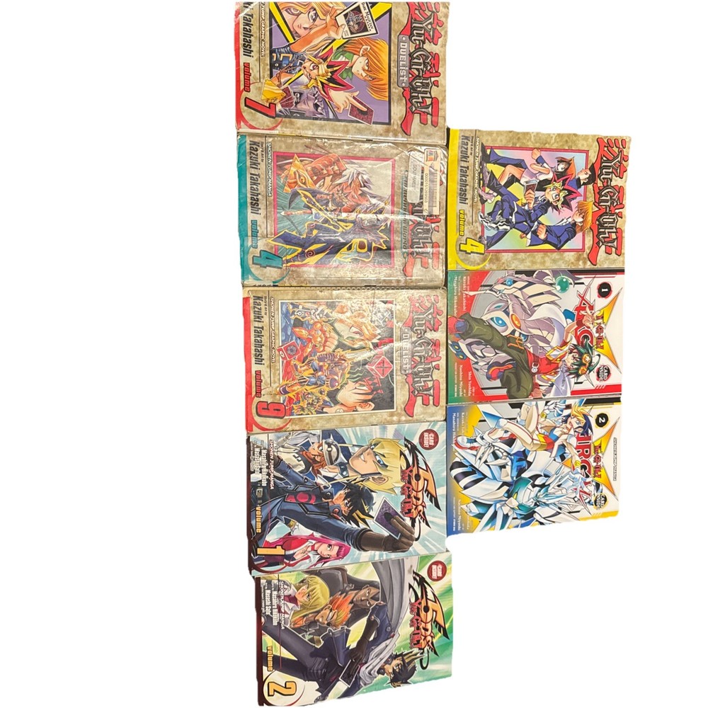 Yu-Gi-Oh Manga Lot 10 Books Original Duelist Millennium World 5D Ex-Lib⁠