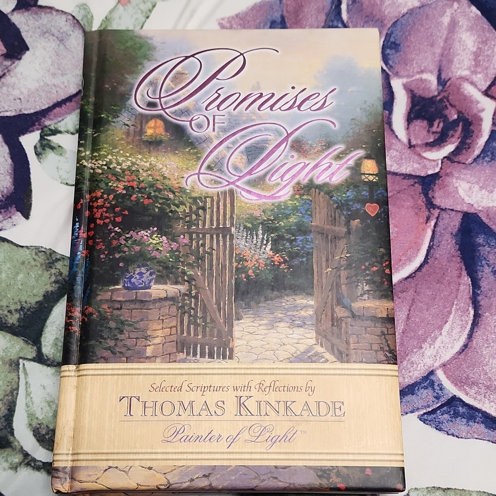 Thomas Kinkade Promises of Light Hardcover Christian Devotional Nelson
