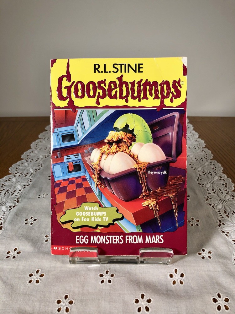 R.L. Stine Goosebumps 42 Egg Monsters From Mars First Edition 1996 Book