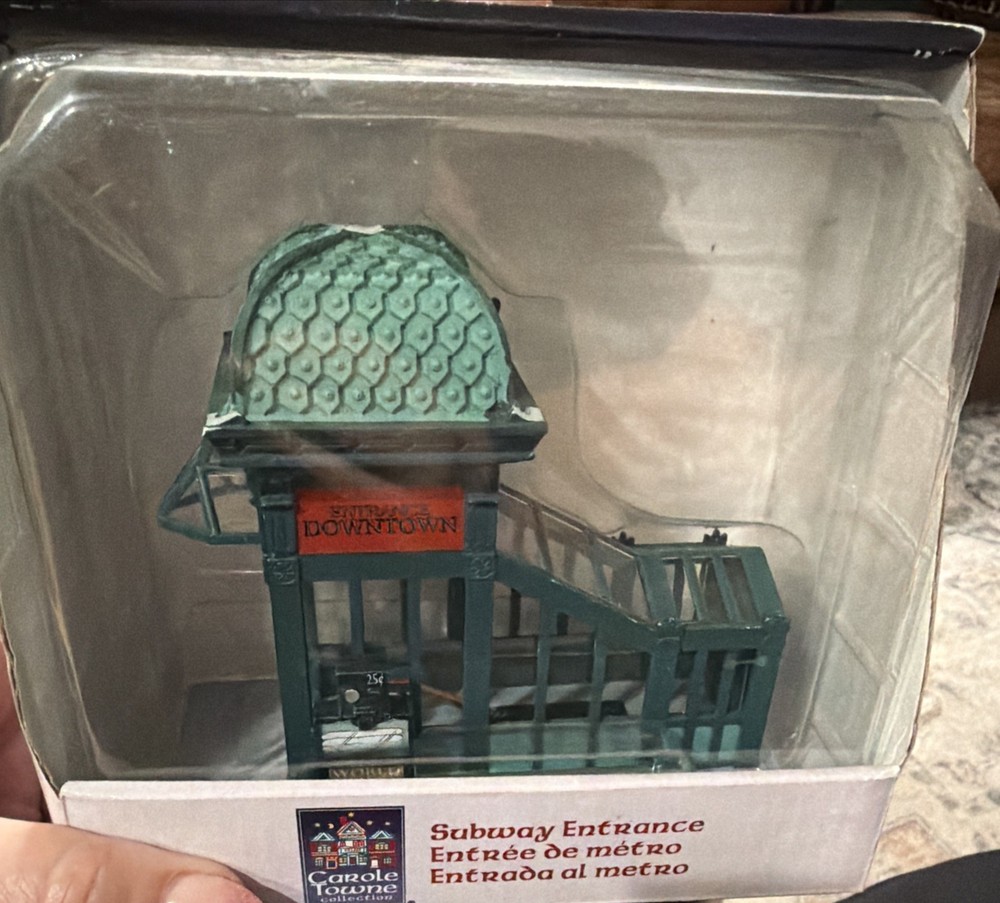 Lemax Village Collection Subway Entrance  Christmas Accent Christmas village-image