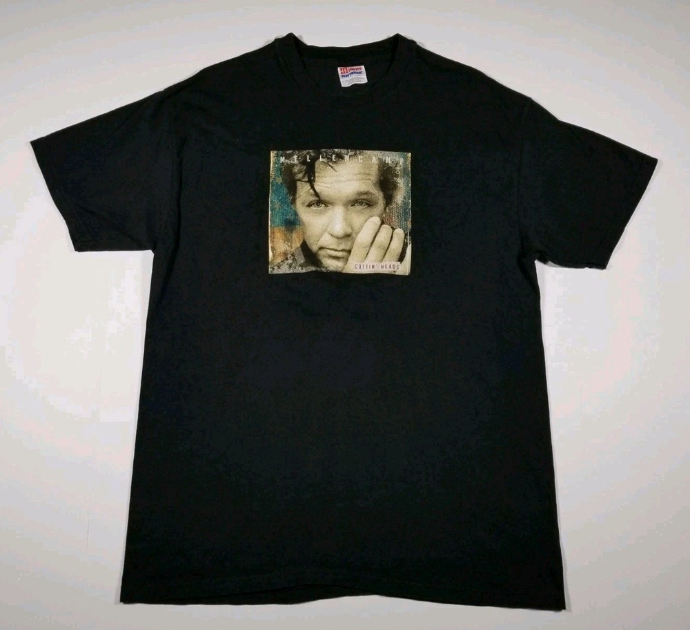 John Mellencamp - Cuttin Heads 2001 Tour T-shirt ( L ) Adult Large Concert Tee