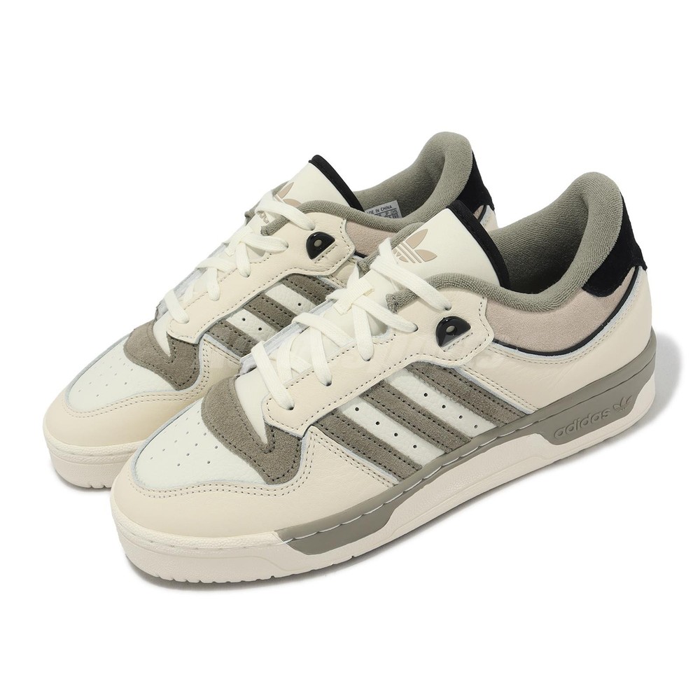 adidas Originals Rivalry 86 Low Off White Black Beige Men Casual Shoes IE7171