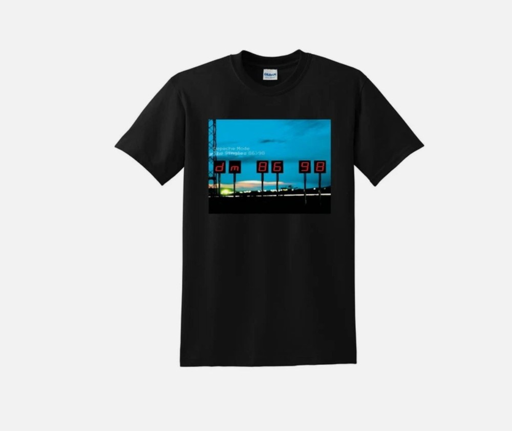 DEPECHE MODE T SHIRT the singles 86-98 vinyl cd cover S-5XL