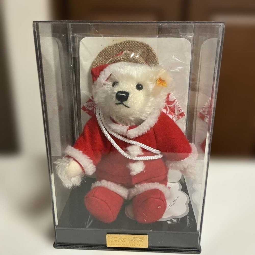 Steiff Coca-Cola collaboration Santa Claus teddy bear #63ecff