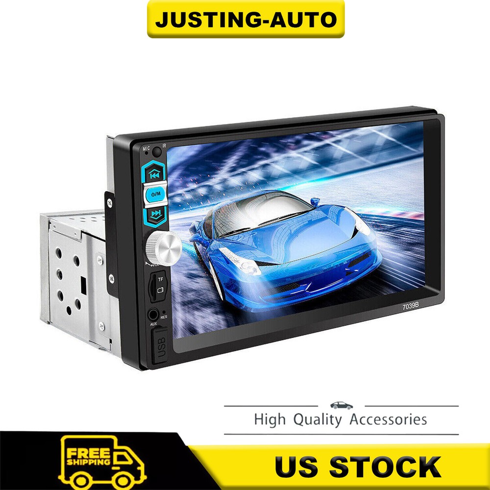 Bluetooth Touchscreen Car Stereo with FM, Android Auto, and Apple CarPlay