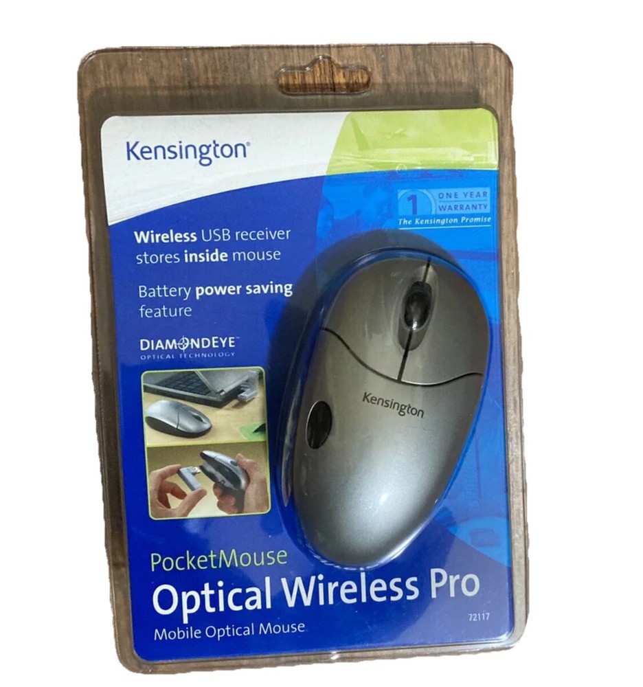 Kensington PocketMouse Pro Wireless Compact Travel USB Mouse - PC/Mac (72117)