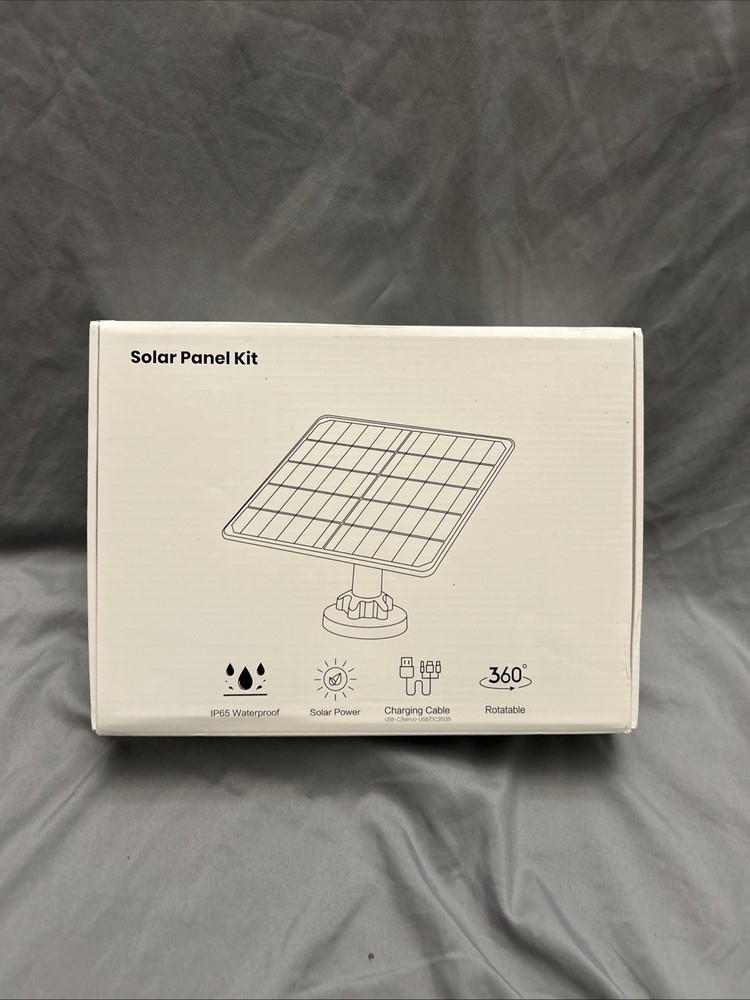 8W Solar Panel 2-Pack for Outdoor Ring Camera Wireless