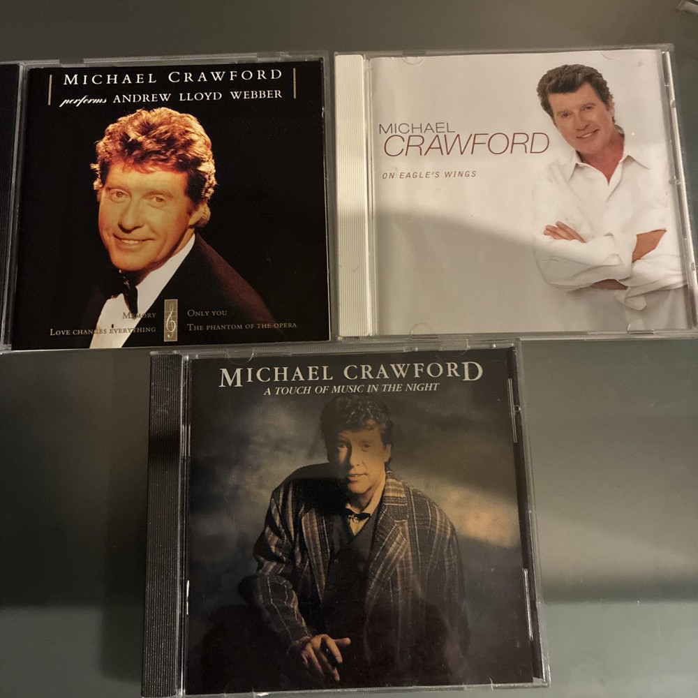 Michael Crawford 3 CD LOT Andrew Lloyd Webber, On Eagles Wings, Touch Of Music