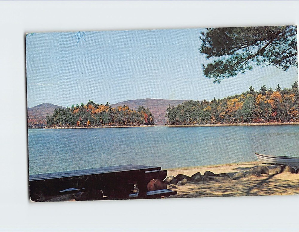 Postcard Newfound Lake Wellington State Park Bristor NH USA