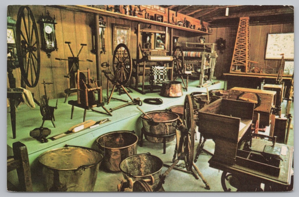 State View~General Antiques Har-Ber Village Grove Oklahoma~Vintage Postcard