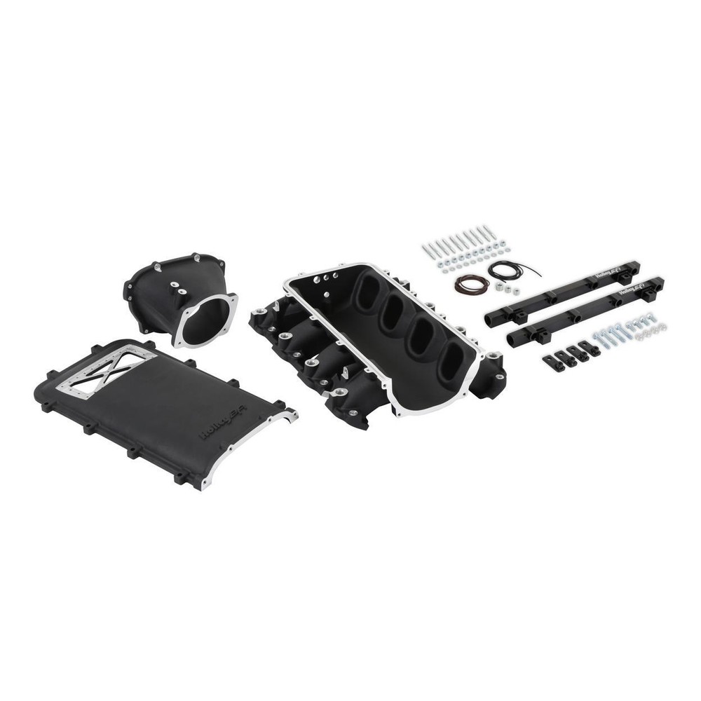 Holley Ultra Lo-Ram Intake Manifold Kit with Port Inject for High-Performance Engines