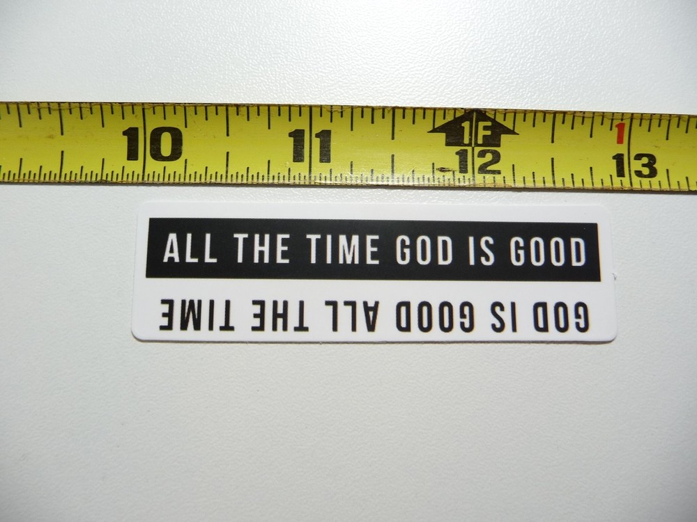 Faith-Inspired God is Good Decal Sticker for Church and Believers