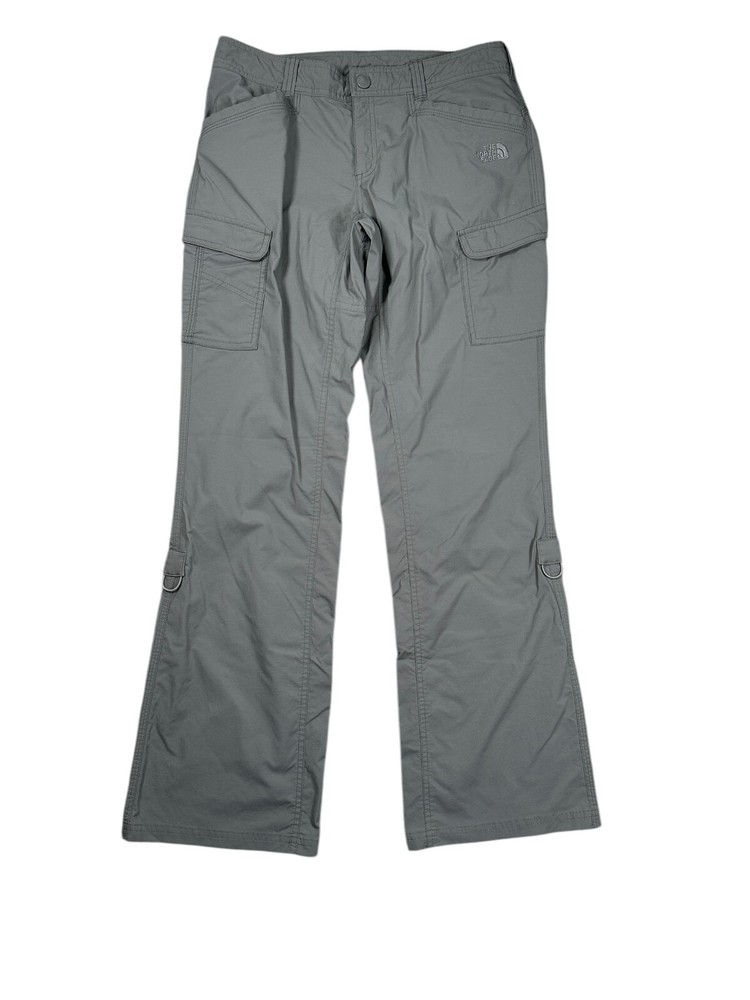 The North Face TNF Roll Up Convertible Pants Womens Size 6 Gorpcore Grey Cargo
