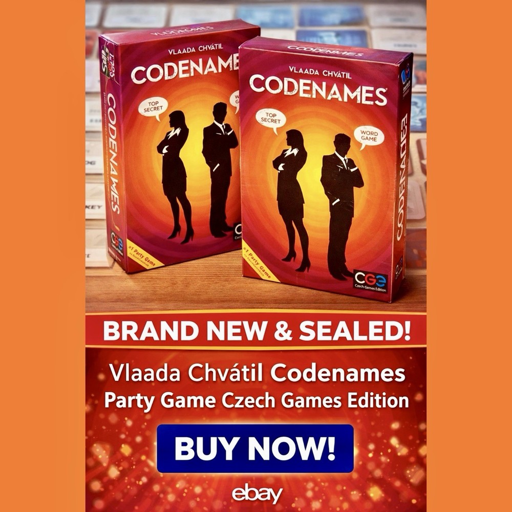 Vlaada Chvatil Codenames Party Game Czech Games Edition NEW SEALED Czech Games