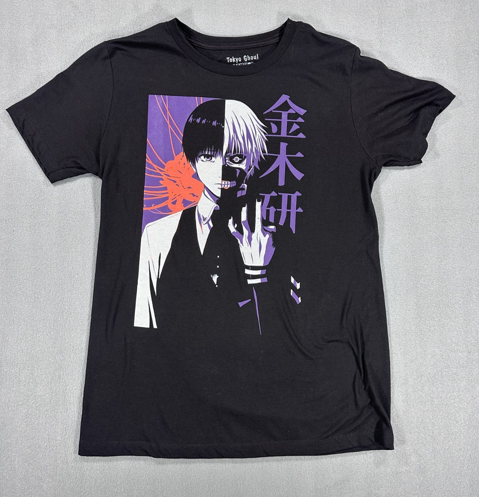 Tokyo Ghoul T-Shirt Men’s Size M Black Anime Streetwear Graphic Cotton