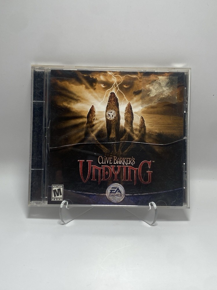 Clive Barker's UNDYING (PC, CD-ROM) rare retro horror for Windows 95, 2001, VTG