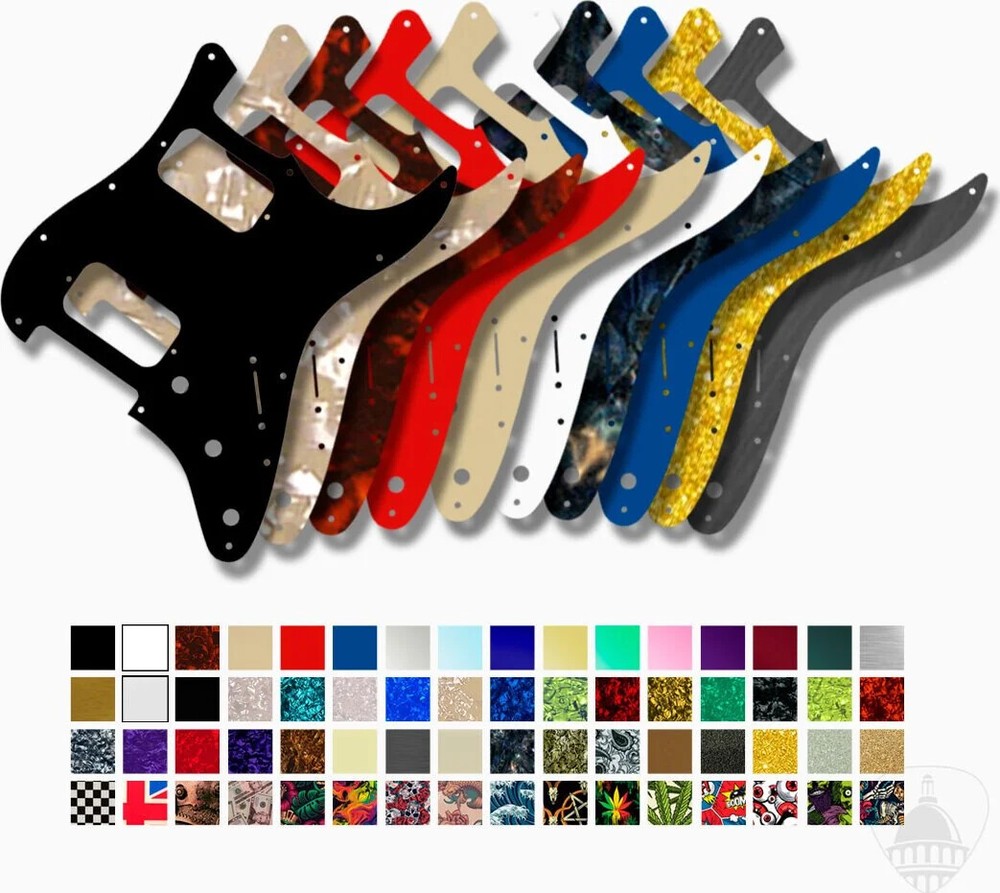 WD Custom Pickguard For Fender Big Apple Or Double Fat Stratocaster