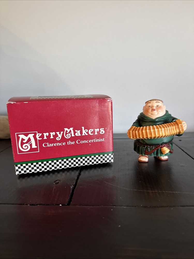 Dept 56 Merry Makers Figurine Clarence the Concertinist 9353-0
