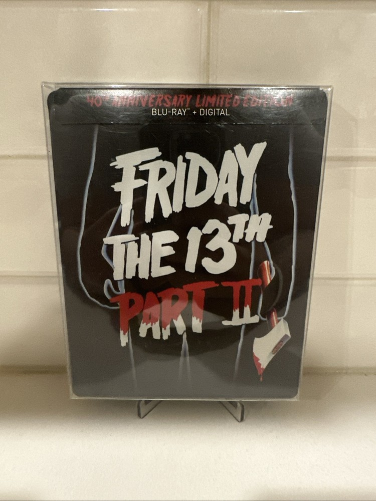 RARE FRIDAY THE 13TH PART 2 II 40TH STEELBOOK BLU RAY HORROR MOVIE 1981