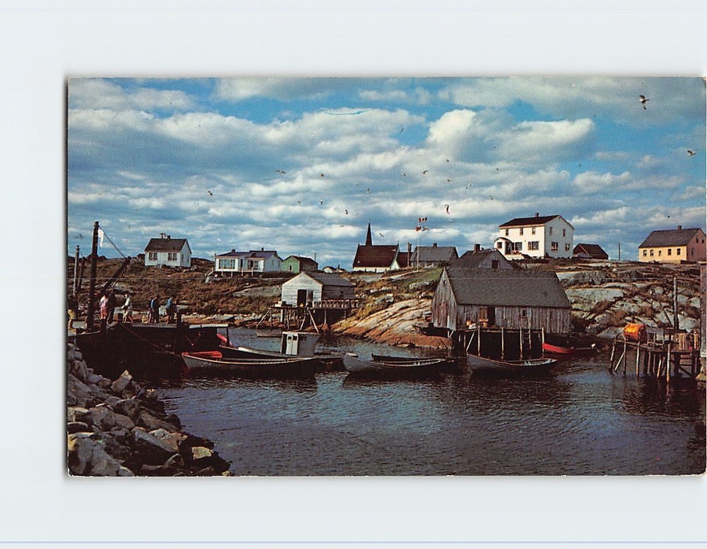 Postcard Peggys Cove Canada