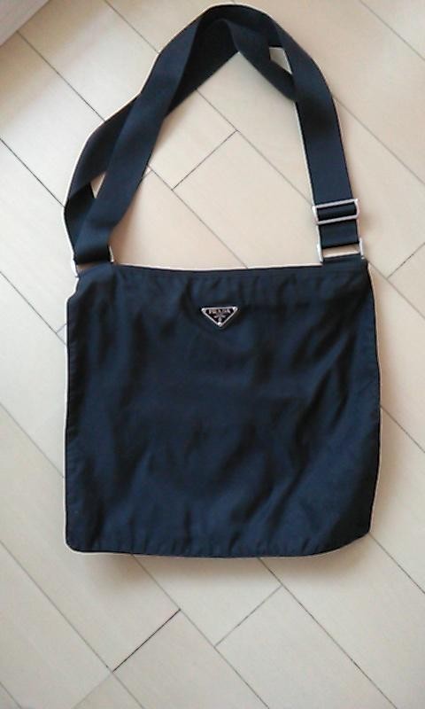 Prada Black Nylon Shoulder Bag Crossbody Made in Japan