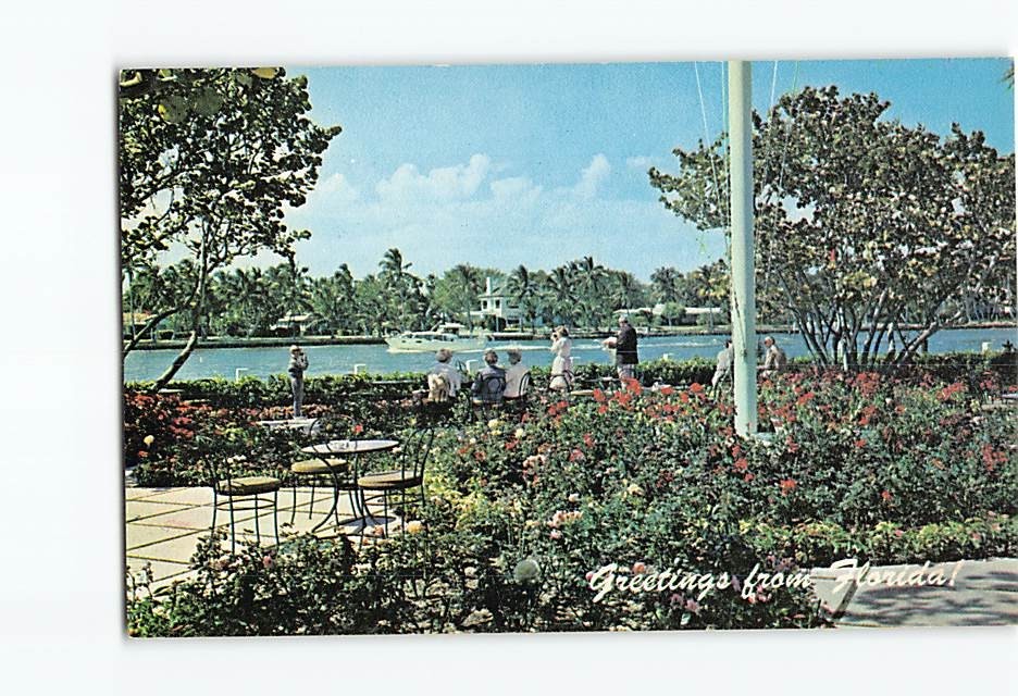 Postcard Fort Lauderdale's Bahia Mar yacht Center Florida USA