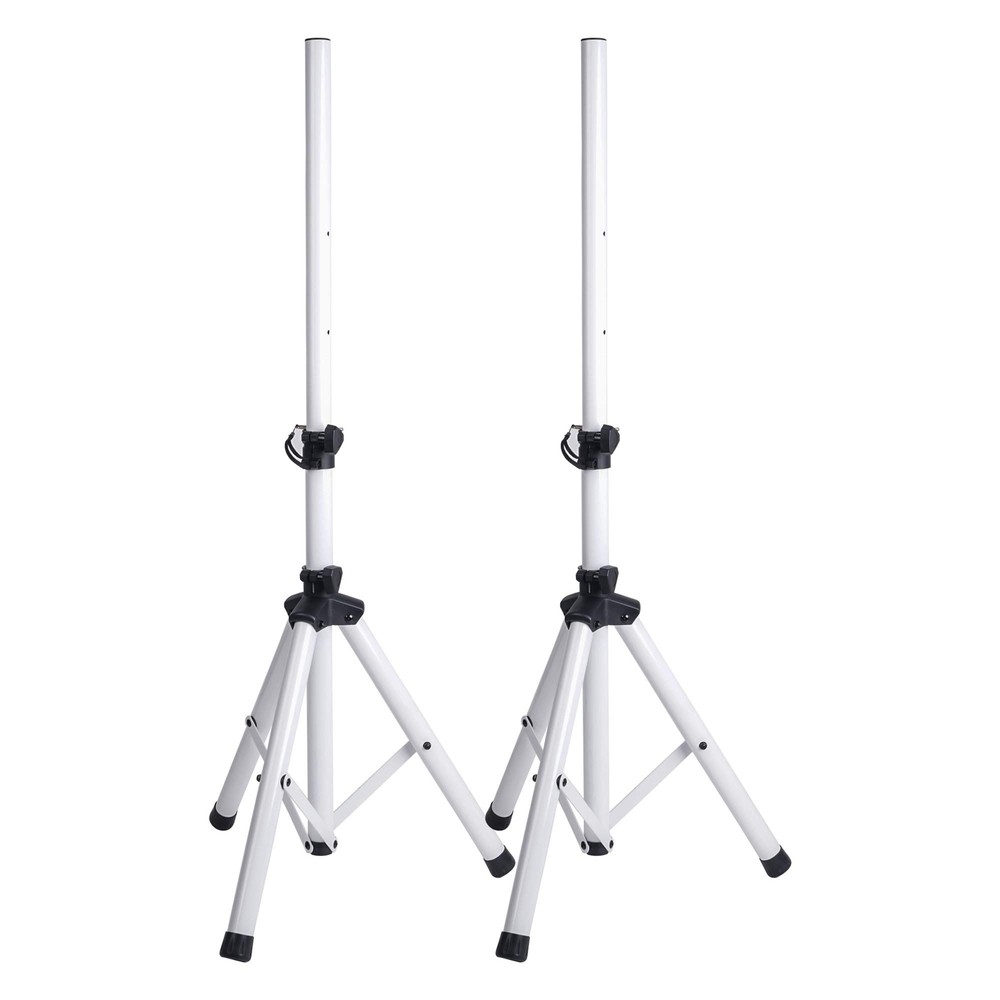2-Pack Universal Tripod Speaker Stands with Adjustable Height, 35mm Compatibl...