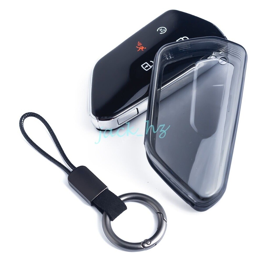 For VW GTI ID.3 ID.4 Seat Leon Ateca Soft Thin Car Key Fob Cover Case Keychain.~