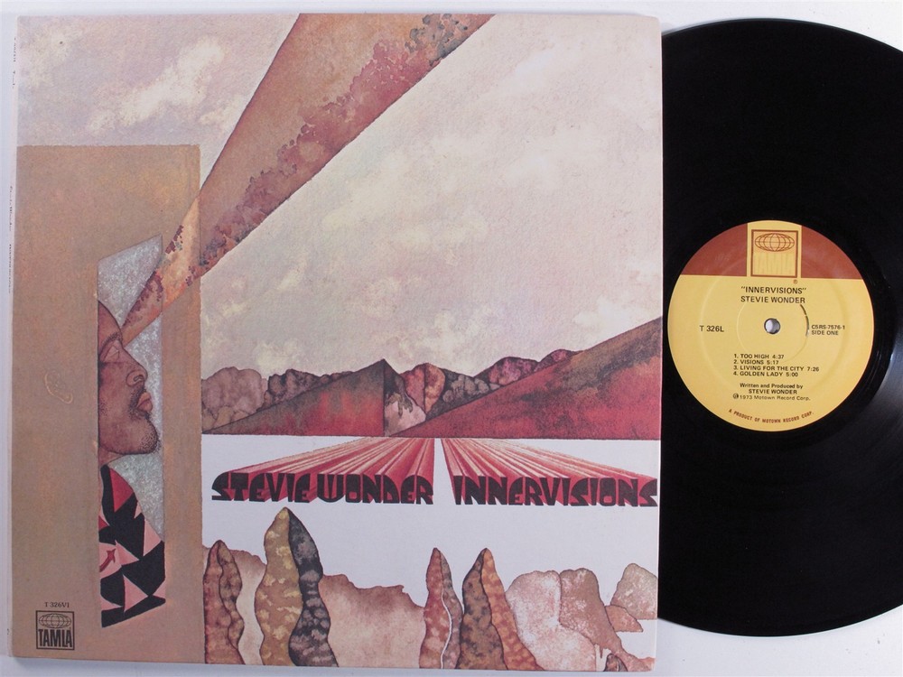 STEVIE WONDER Innervisions TAMLA LP VG+ matte gatefold d
