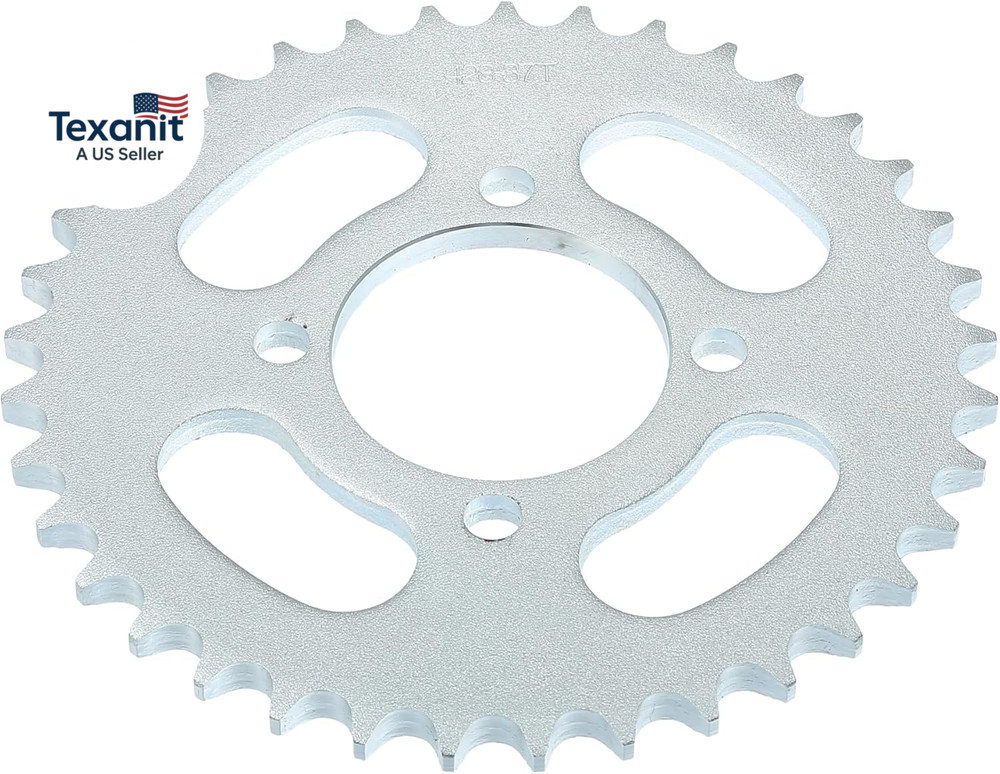 428 Pitch 37 Tooth Motorcycle Chain Sprocket Rear Sprocket/Rear Side for 50Cc 70