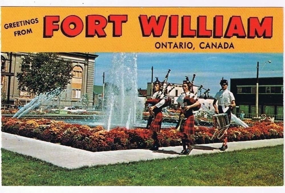 Ontario Postcard Fort William Paterson Park