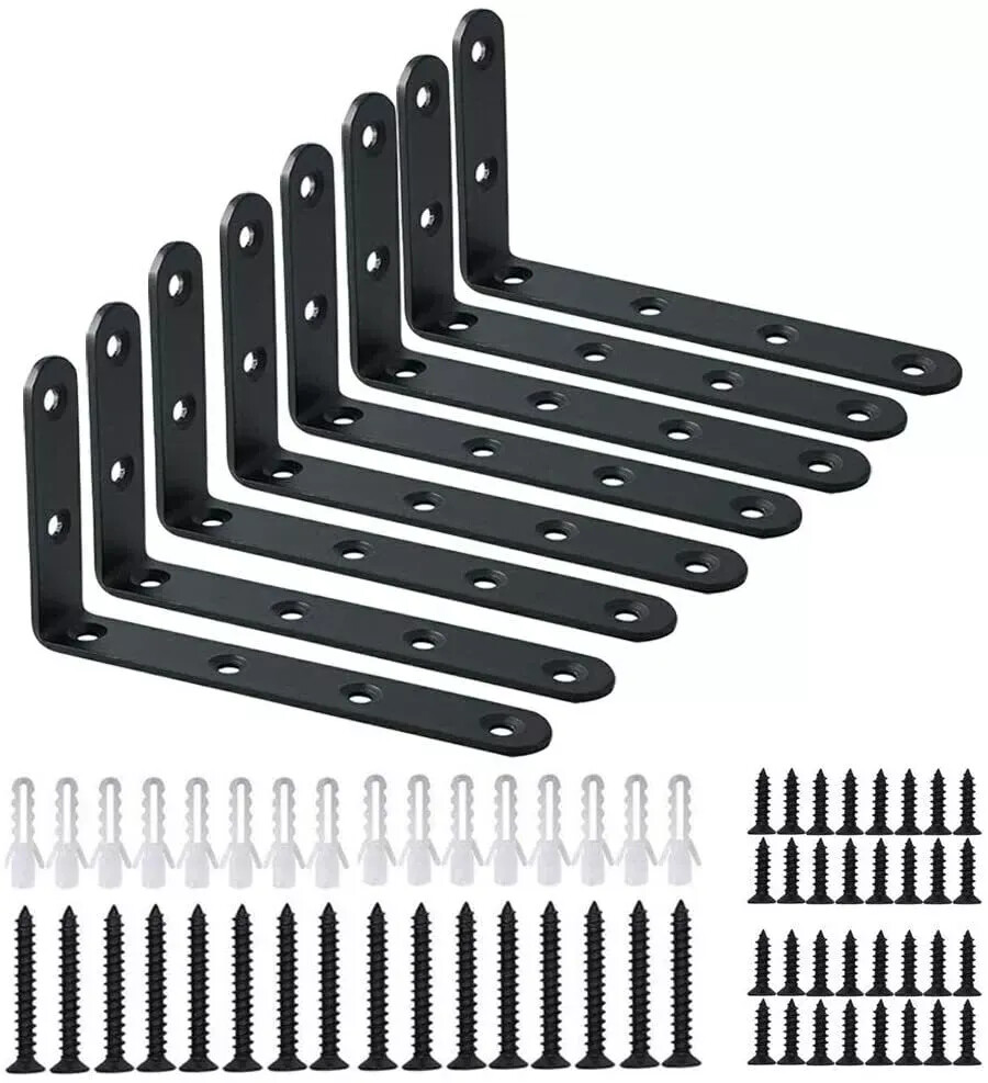 Heavy Duty Metal Garage Shelf Brackets for Wall Mounted Floating Storage