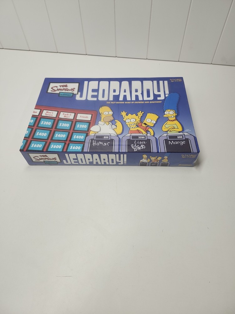 The Simpsons Edition Jeopardy game Sealed