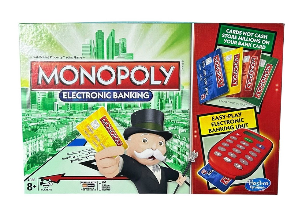 Monopoly Electronic Banking Board Game 2013 Hasbro Complete Tested Works