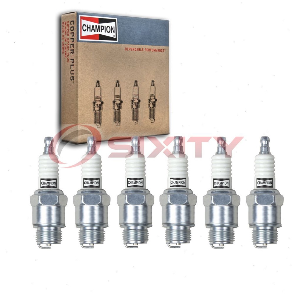 6 pc Champion Industrial Spark Plugs for 1932 De Vaux Continental Ignition wb
