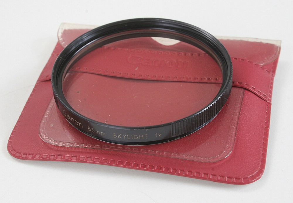 CANON 55MM SKYLIGHT 1X FILTER, WITH POUCH/177775