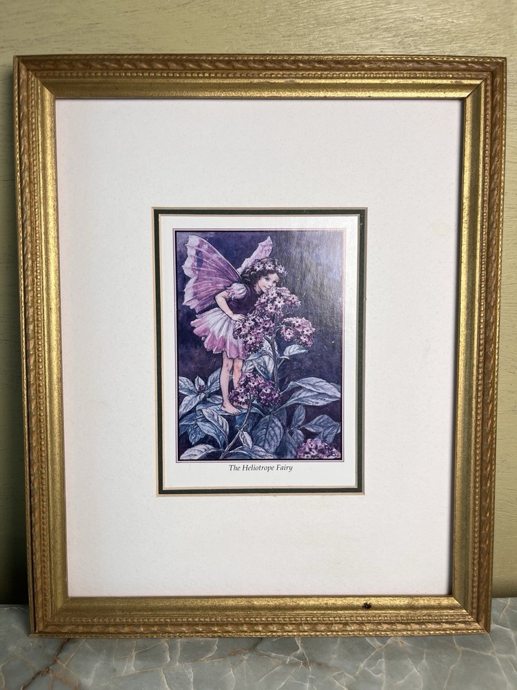 The Heliotrope Fairy Framed Print Wall Art Decor NO Glass