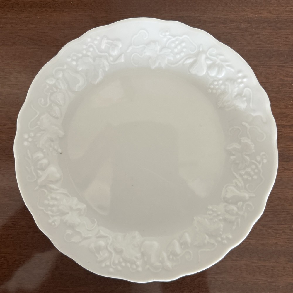 Philippe Deshoulieres Limoges Porcelain Canapé Plates Set of 6 France